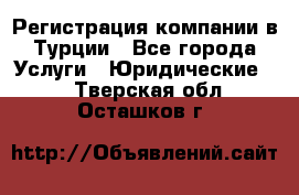 Регистрация компании в Турции - Все города Услуги » Юридические   . Тверская обл.,Осташков г.